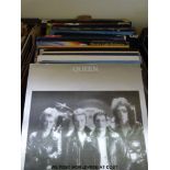 Over 35x LPs from the 1970s and 1980s including artists such as Status Quo, Genesis, ELO,