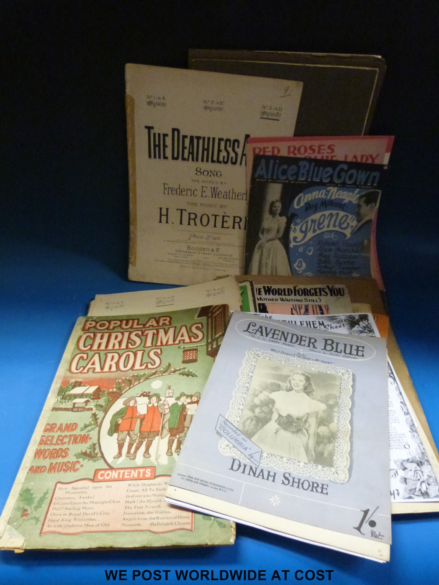 A large quantity of late 19th and early 20thC music books and sheets including piano, violin, - Image 2 of 3