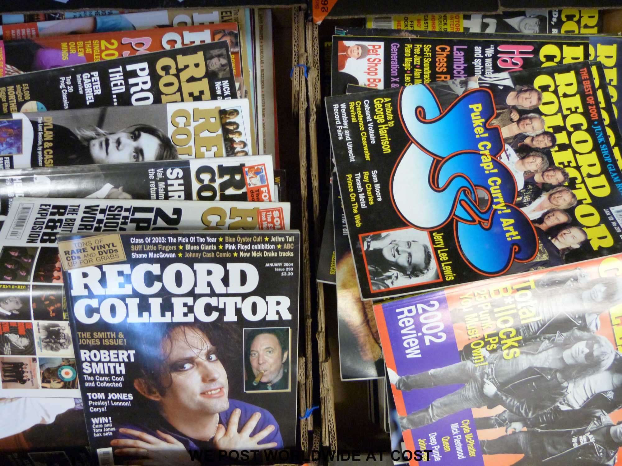 Approximately 100 Record Collector magazines from 2000 to January 2008.