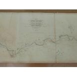 A 1837 map of the River Severn extending from near the Lower Parting in the County of Gloucester to