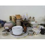 A collection of various Bavarian ceramics etc to include Kurt Hammer,