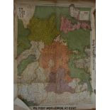 A quantity of maps including Gwent, Monmouthshire,