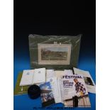 A collection of horse racing related ephemera to include race booklets for Royal Ascot and