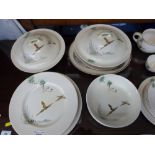 A collection of Royal Doulton "Coppice" tea and dinnerware