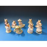 A collection of Royal Doulton Brambly Hedge figures comprising "Mrs Apple" (DBH 3);
