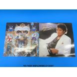 Two LPs by Michael Jackson : “Dangerous” and “Thriller”.