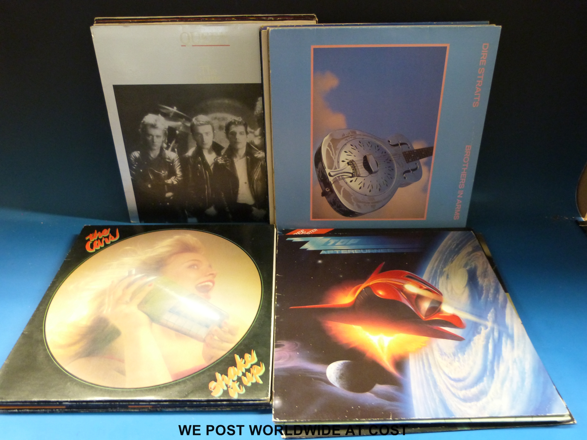 Over 35x LPs from the 1970s and 1980s including artists such as Status Quo, Genesis, ELO, - Image 2 of 3