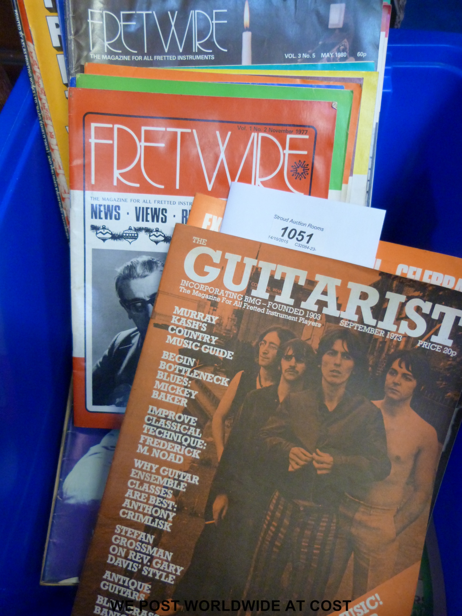 A quantity of 1960's and 1970's guitar magazines including 'BMG',