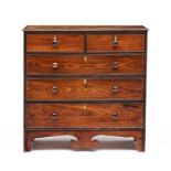 An Eastern Cape stinkwood chest-of-drawers, second quarter of 19th century the moulded rectangular
