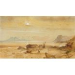 Thomas William Bowler Beach, Kalk Bay, Cape of Good Hope signed and inscribed with the title