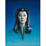 Vladimir Griegorovich Tretchikoff Chinese Girl signed oil on canvas 86 by 66cm Purchased directly