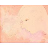 Penny (Penelope) Siopis Pinky Pinky: Eye oil and found objects on canvas 38,5 by 48,5cm