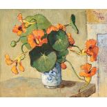 Conrad Nagel Doman Theys Oranje Kappertjies signed and dated 1989; signed, dated and inscribed