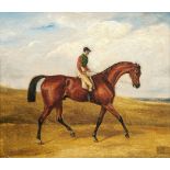 Francis Calcraft Turner Phosphorus, Winner of the Derby, 1837 inscribed with the title oil on canvas