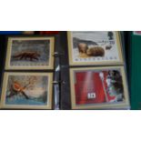 Stamps: four folders of mint PHQ cards i