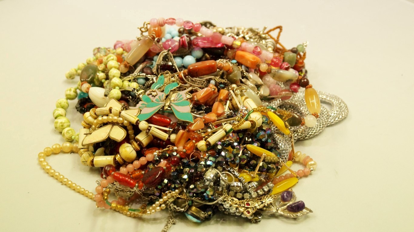 A quantity of jewellery, mainly beaded n