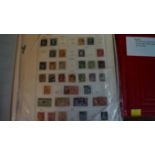 Stamps: blue stockbook containing French