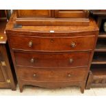 An early 19th century mahogany and line