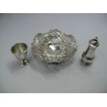 A Victorian silver pierced bonbon dish,