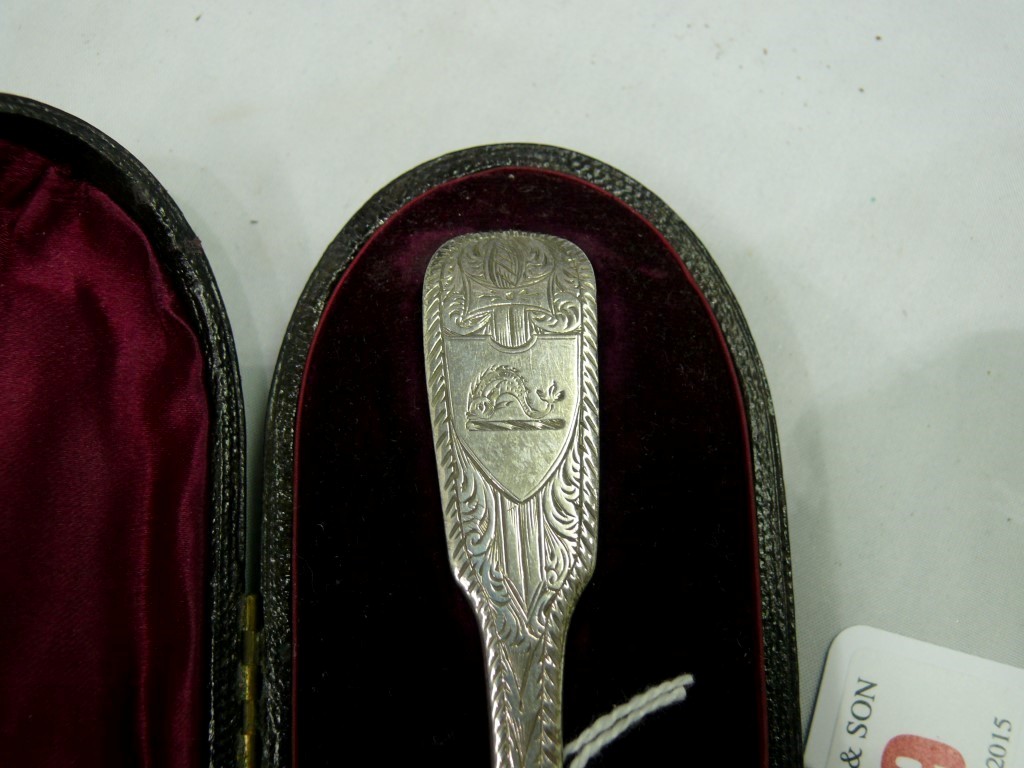 A George IV Irish silver fiddle pattern - Image 4 of 4