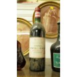 A bottle of 1988 Chateau Lynch Bages Pau