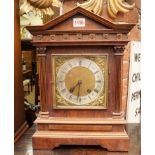 A circa 1900 walnut mantel clock, by Len