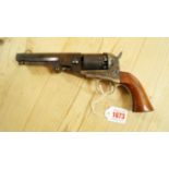An antique Manhattan Firearms Co .36 cal