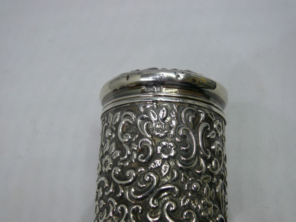 A Victorian silver dressing table jar; a - Image 6 of 6
