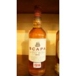 A 70cl bottle of Scapa '1979' single mal