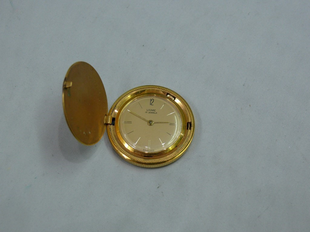 A Louvic novelty gilt Liberty dollar watch; together with a Hamilton 'electronic' gentleman's - Image 5 of 9