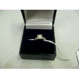 A diamond solitaire ring of approximatel