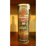 A 1 litre bottle of Bushmills 10 year ol