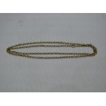 A 9ct gold belcher chain, 13.5g