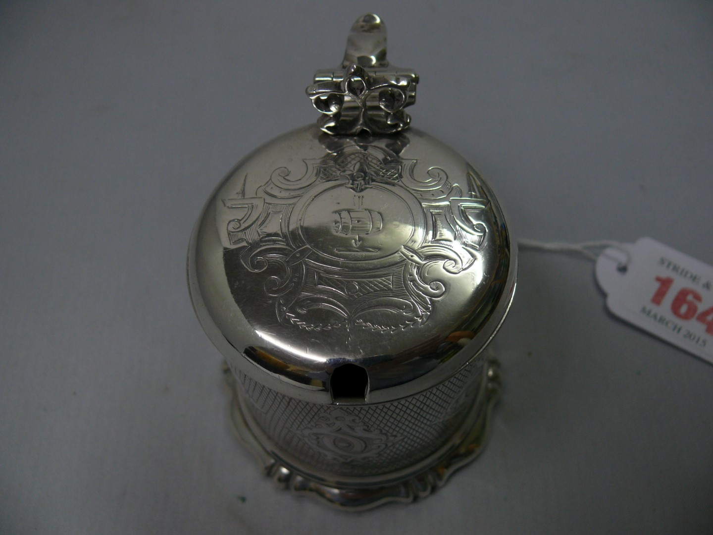 A Victorian silver mustard pot, by Charles Thomas Fox & George Fox, London 1848, 9cm, 140g. - Image 10 of 11