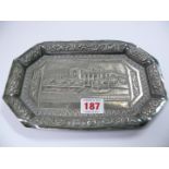 An Indian silver tray, Mama Parsi Girls