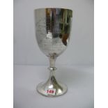 An Edwardian silver trophy cup, by Harri