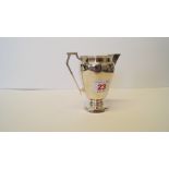 A silver cream jug, by William Neale & Son Ltd, Birmingham 1929, 10cm, 103g.