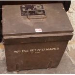 A wireless set No 17 Mark II, in original painted box.