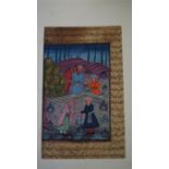 Indian School, four similar gouache paintings, largest 25 x 15cm,