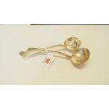 A William IV silver Hanoverian pattern sauce ladle, by William Eaton,