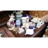 A mixed lot of ceramics, to include: a Royal Doulton 'Camilla' pattern vase,