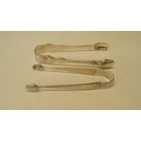 A pair of Victorian silver fancy sugar tongs, by Henry Holland,