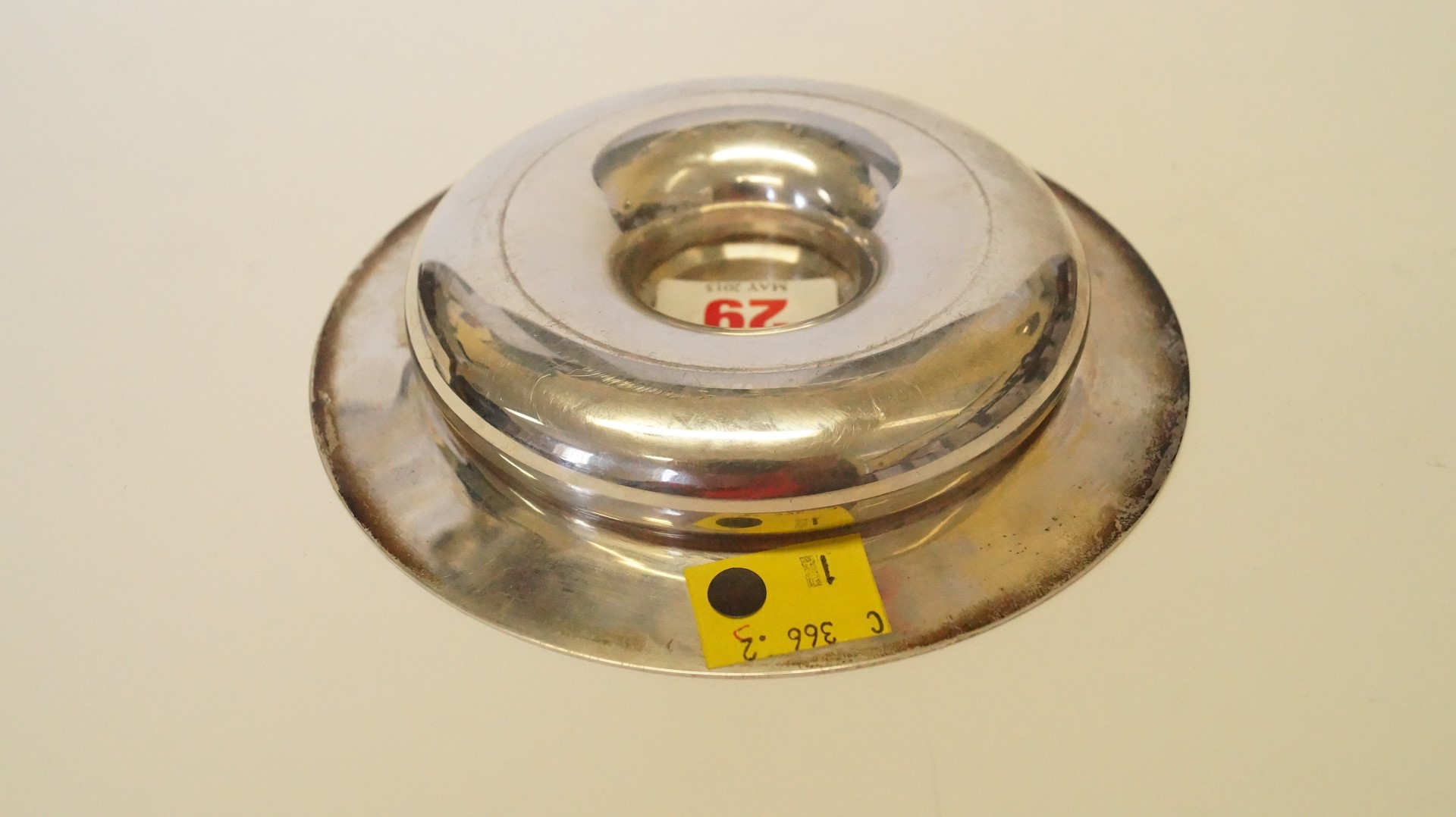 A silver circular ashtray, by Garrard & Co Ltd, London 1997, - Image 3 of 3