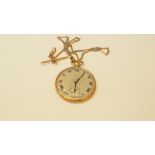 An 18ct gold open face pocket watch, by J W Benson, London,