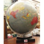 A Philips' library globe, 41cm high.