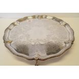 A Victorian silver salver, by The Goldsmiths Alliance Ltd, London 1867,