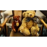 Two Steiff teddy bears, comprising: a centenary edition,