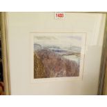 Robert Greenhalf, 'View from the Down', signed, titled and numbered 119/150, colour print, pl.