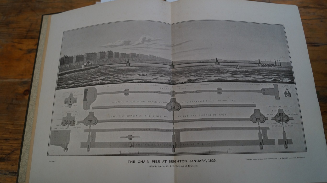 BISHOP (John George): 'The Brighton Chain Pier: In The Memoriam. Its History from 1823 to 1896.. - Image 3 of 5