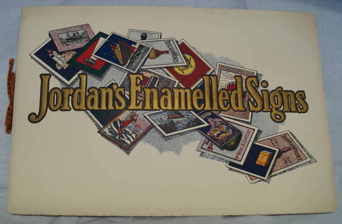 TRADE CATALOGUE: ENAMELLED SIGNS: 'Jordan's Enamelled Signs..'; J. A.